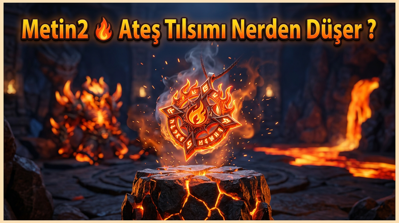 Metin2  Ateş Tılsımı Nerden Düşer ?