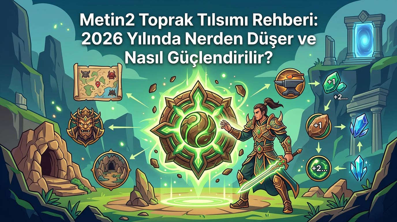 Metin2 Toprak Tılsımı Rehberi: 2026 Yılında Nerden Düşer ve Nasıl Güçlendirilir?